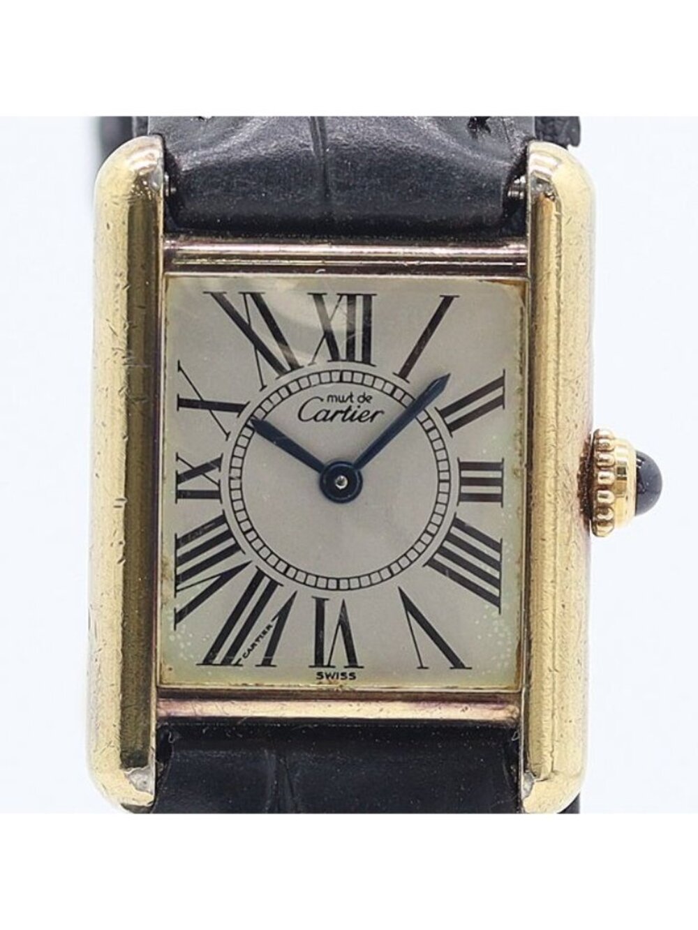 Cartier Must Tank Silver Dial Watch